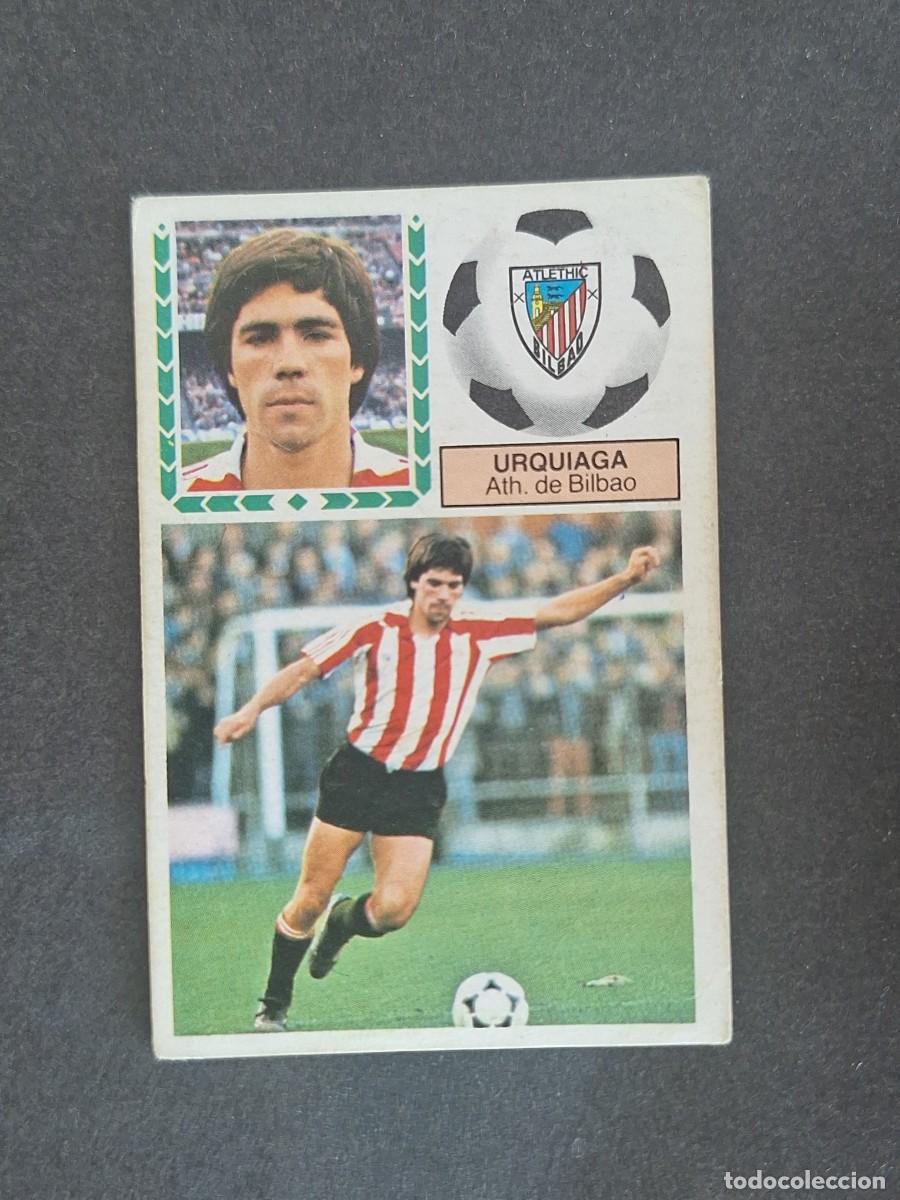 Cromos de f&uacute;tbol: L6 URQUIAGA ATHLETIC CLUB DE BILBAO LIGA ESTE 1983 1984 83 84 DESPEGADO RECUPERADO