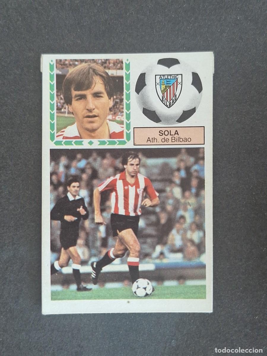 Cromos de f&uacute;tbol: L6 SOLA ATHLETIC CLUB DE BILBAO LIGA ESTE 1983 1984 83 84 DESPEGADO RECUPERADO