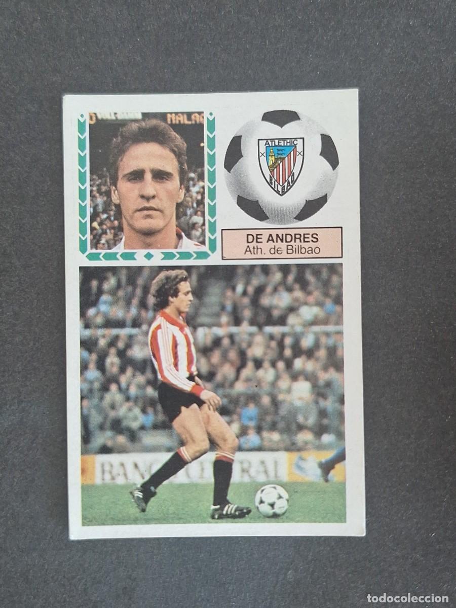 Cromos de f&uacute;tbol: L6 DE ANDRES ATHLETIC CLUB DE BILBAO LIGA ESTE 1983 1984 83 84 DESPEGADO RECUPERADO