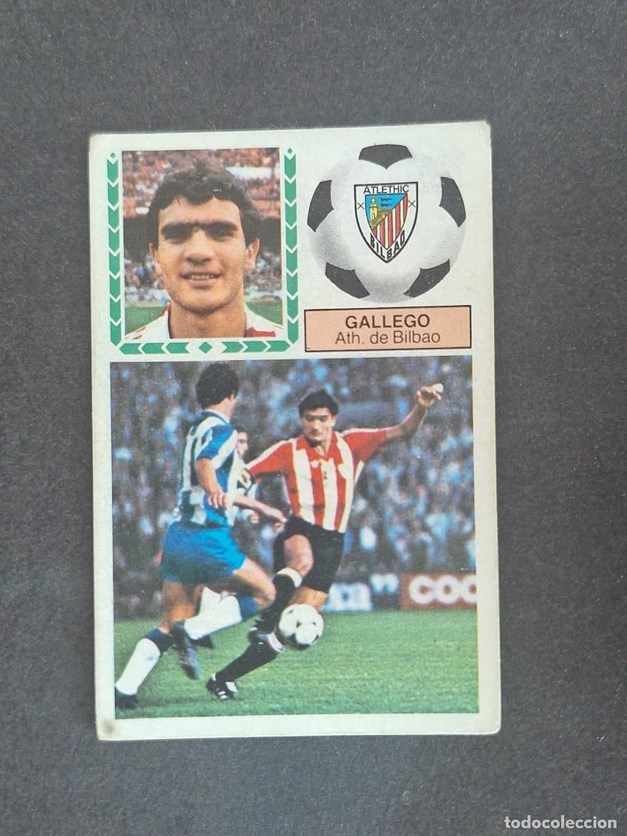 Cromos de f&uacute;tbol: L6 GALLEGO ATHLETIC CLUB DE BILBAO LIGA ESTE 1983 1984 83 84 DESPEGADO RECUPERADO