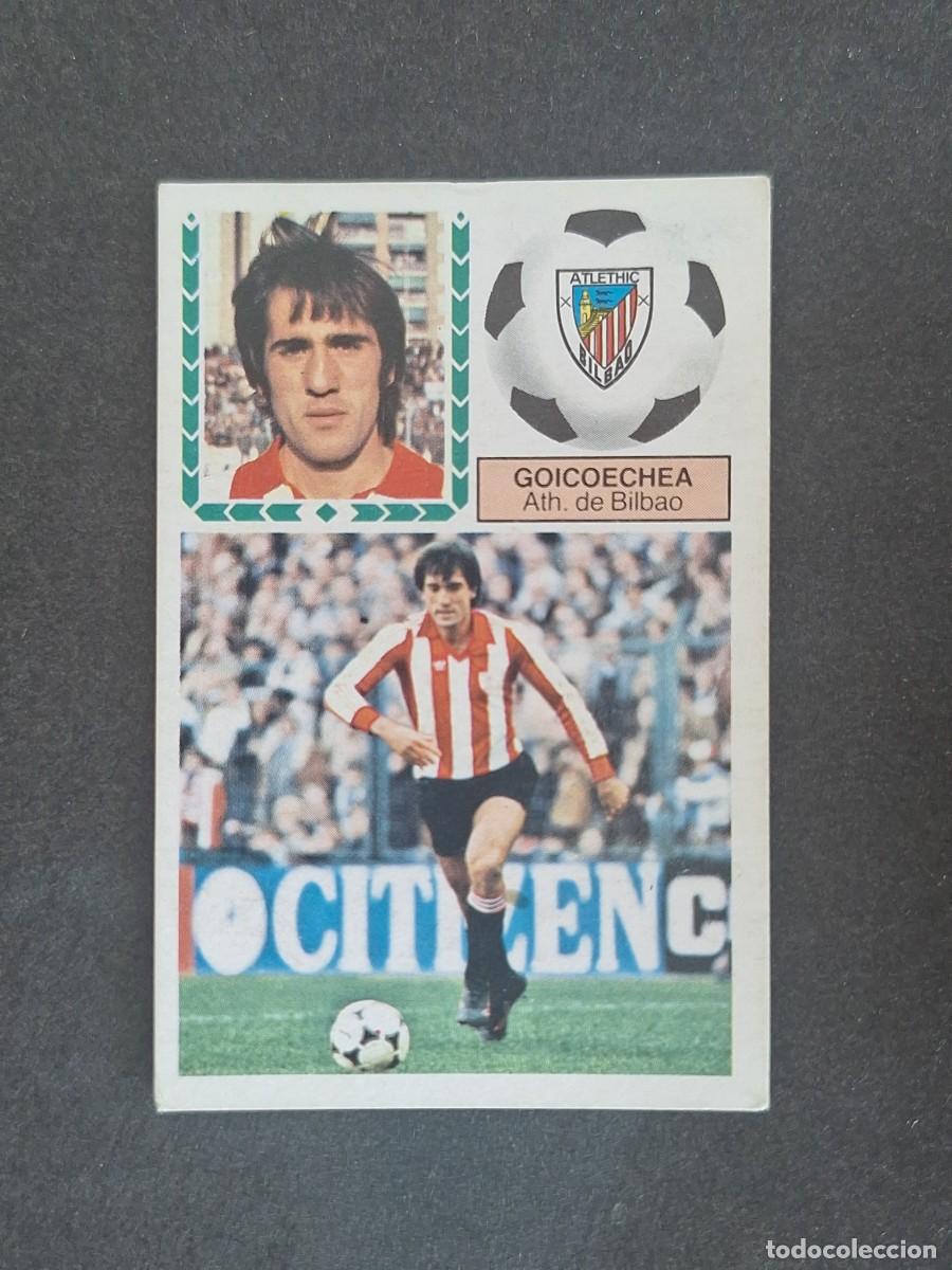 Fu&szlig;ball-Sticker: L6 GOICOECHEA ATHLETIC CLUB DE BILBAO LIGA ESTE 1983 1984 83 84 DESPEGADO RECUPERADO