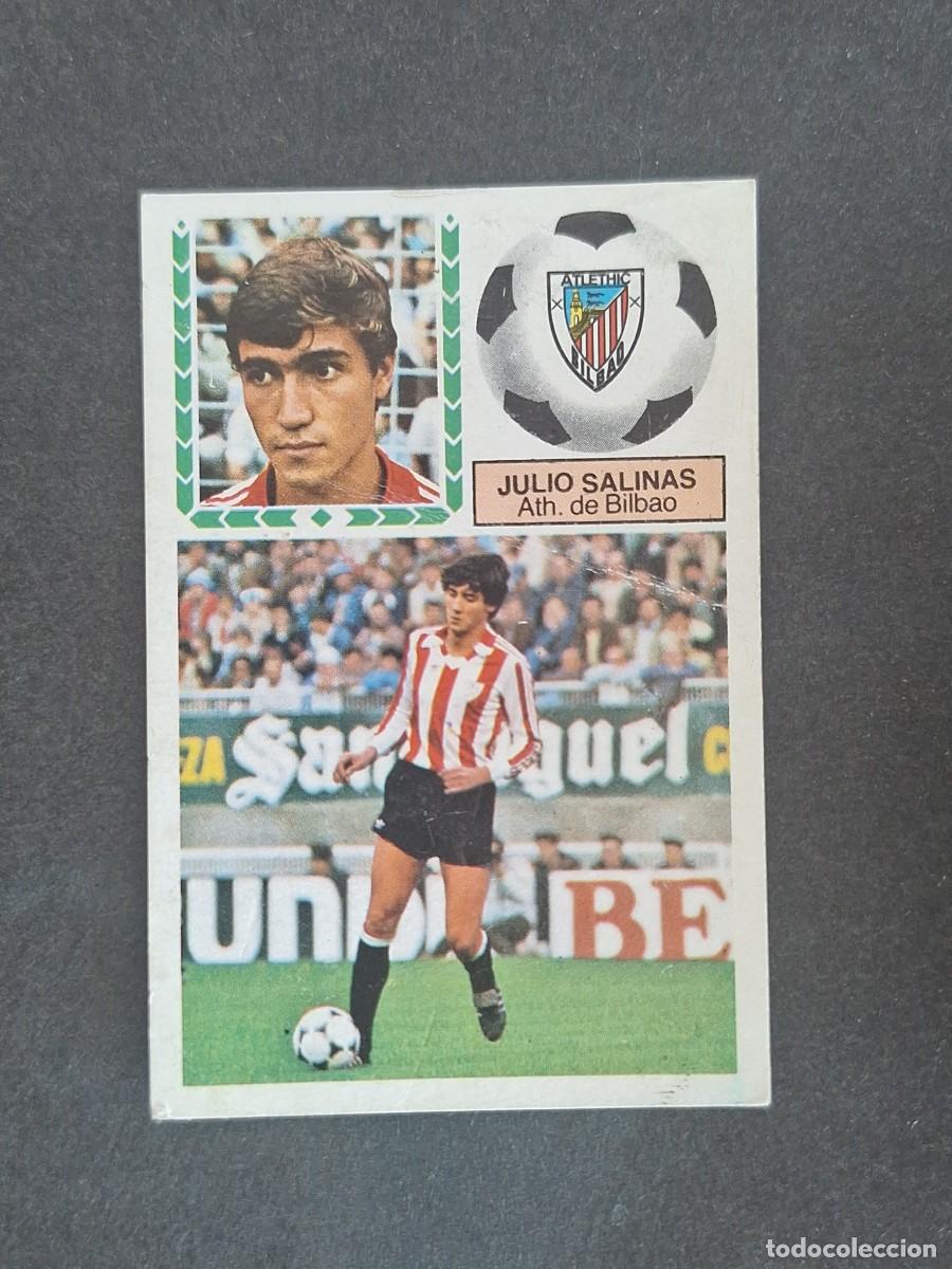 Fu&szlig;ball-Sticker: L6 JULIO SALINAS ATHLETIC CLUB DE BILBAO LIGA ESTE 1983 1984 83 84 DESPEGADO RECUPERADO