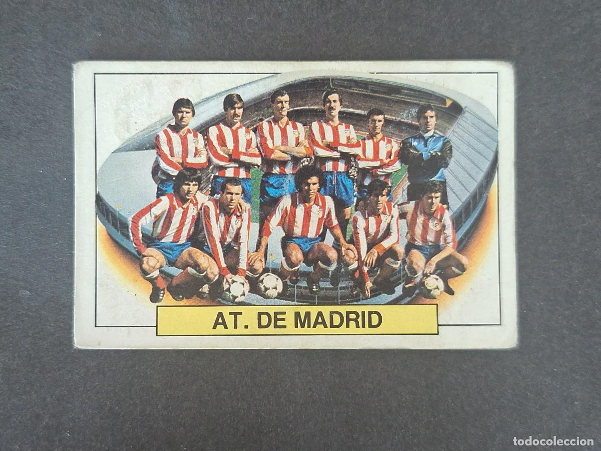 Fu&szlig;ball-Sticker: L6 ALINEACION EQUIPO ATLETICO DE MADRID LIGA ESTE 1983 1984 83 84 DESPEGADO RECUPERADO