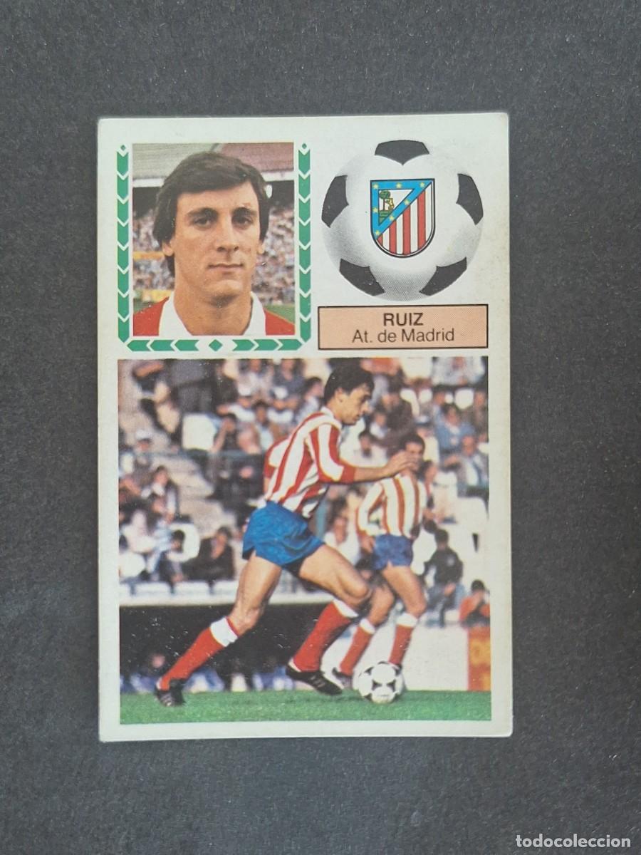 Cromos de f&uacute;tbol: L6 RUIZ ATLETICO DE MADRID LIGA ESTE 1983 1984 83 84 DESPEGADO RECUPERADO