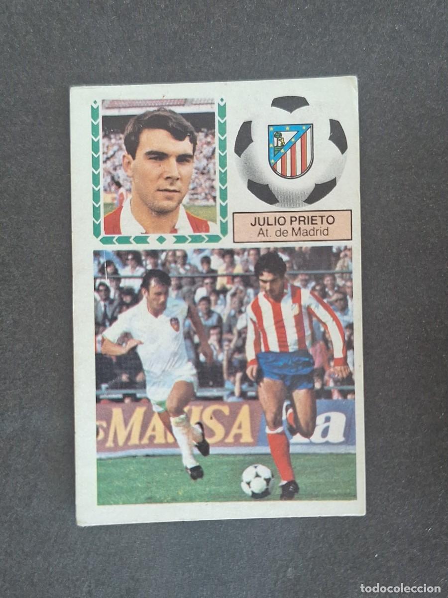 Cromos de f&uacute;tbol: L6 JULIO PRIETO ATLETICO DE MADRID LIGA ESTE 1983 1984 83 84 DESPEGADO RECUPERADO