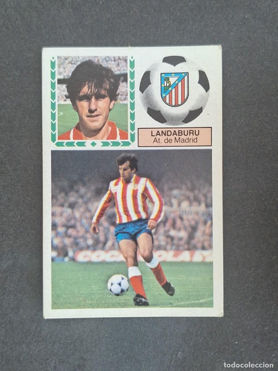 Cromos de f&uacute;tbol: L6 LANDABURU ATLETICO DE MADRID LIGA ESTE 1983 1984 83 84 DESPEGADO RECUPERADO