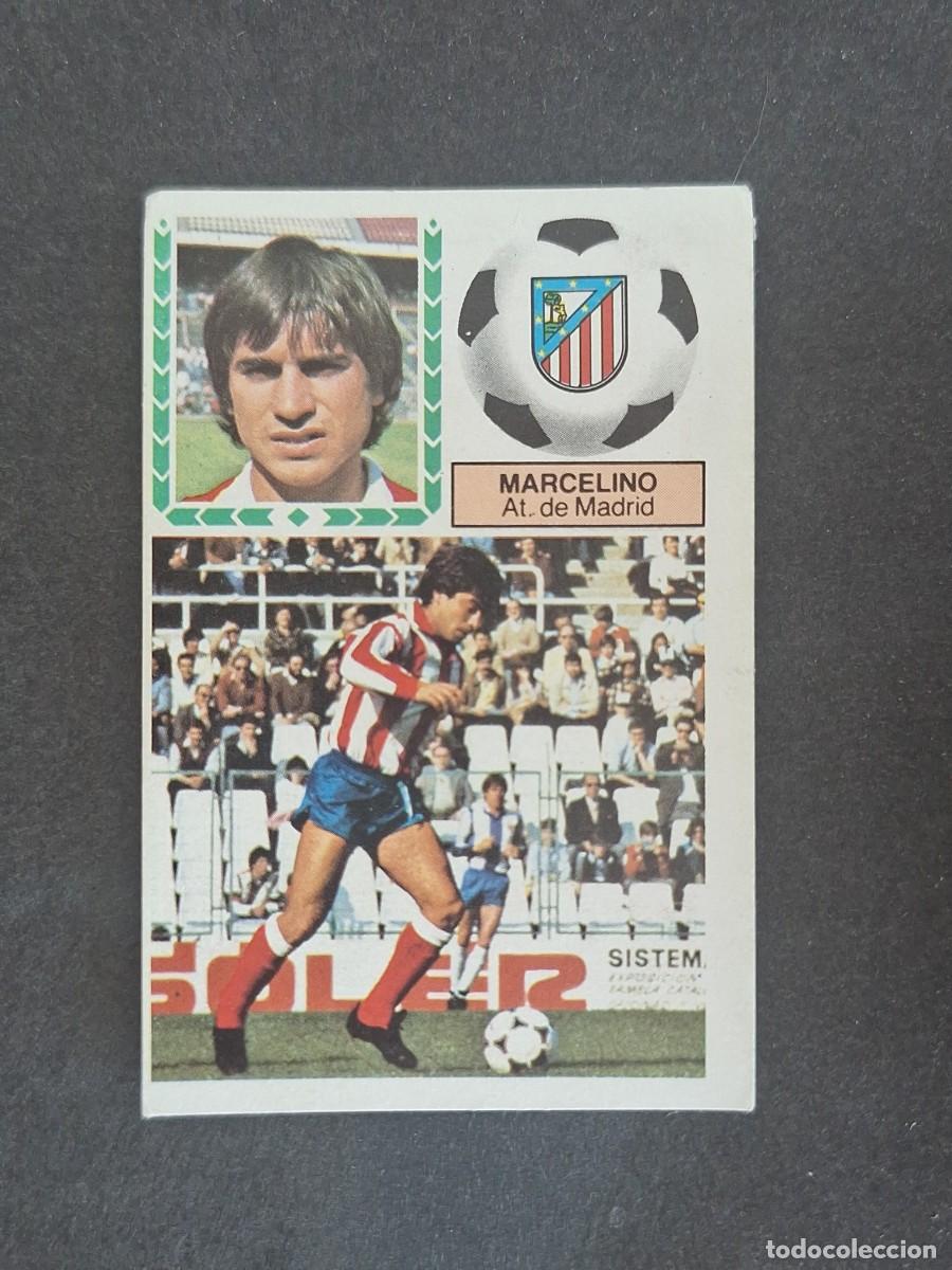 Cromos de f&uacute;tbol: L6 MARCELINO ATLETICO DE MADRID LIGA ESTE 1983 1984 83 84 DESPEGADO RECUPERADO