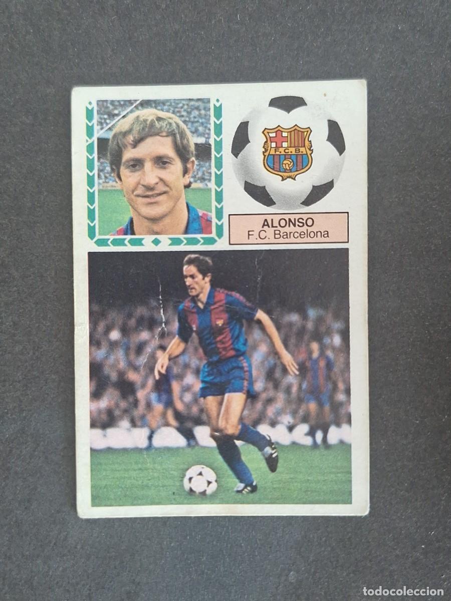 Cromos de f&uacute;tbol: L6 ALONSO F. C. BARCELONA LIGA ESTE 1983 1984 83 84 DESPEGADO RECUPERADO