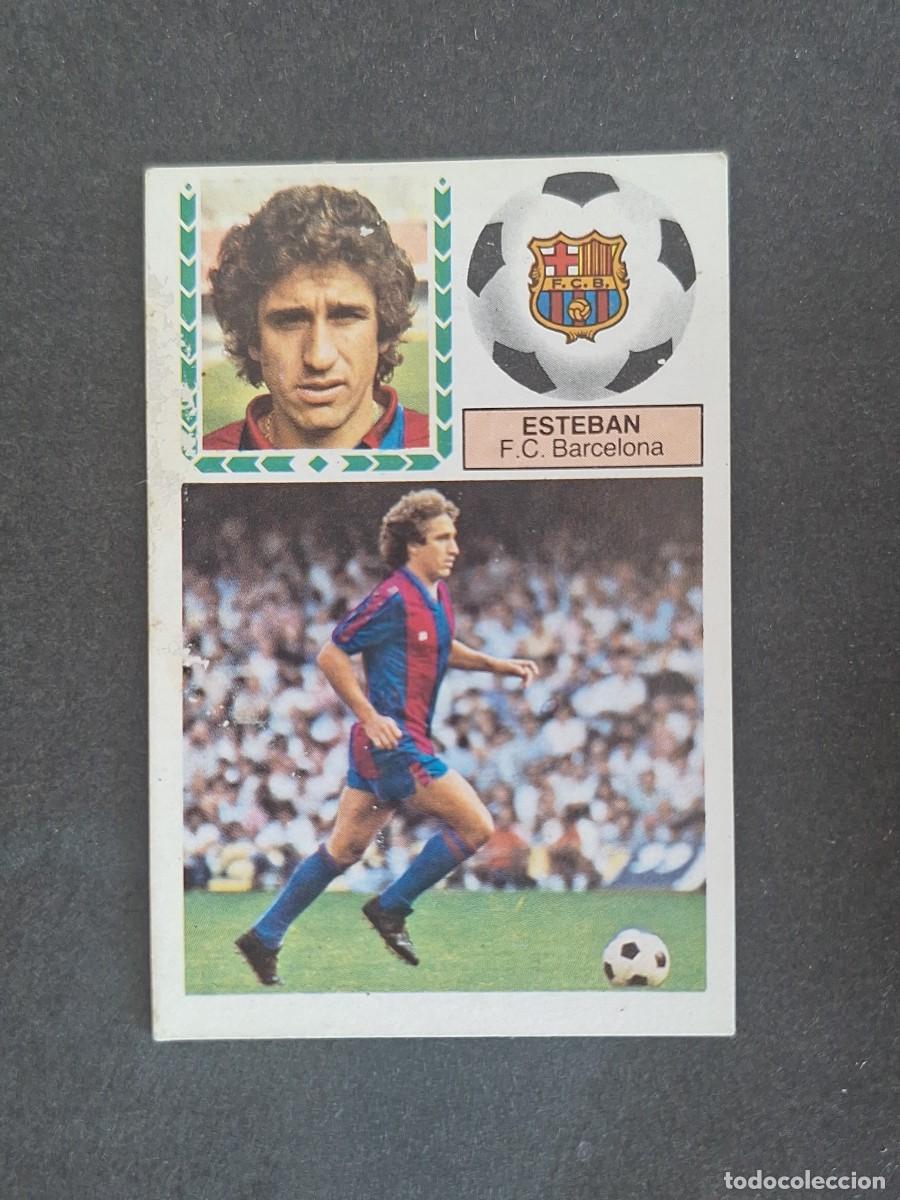 Cromos de f&uacute;tbol: L6 ESTEBAN F. C. BARCELONA LIGA ESTE 1983 1984 83 84 DESPEGADO RECUPERADO