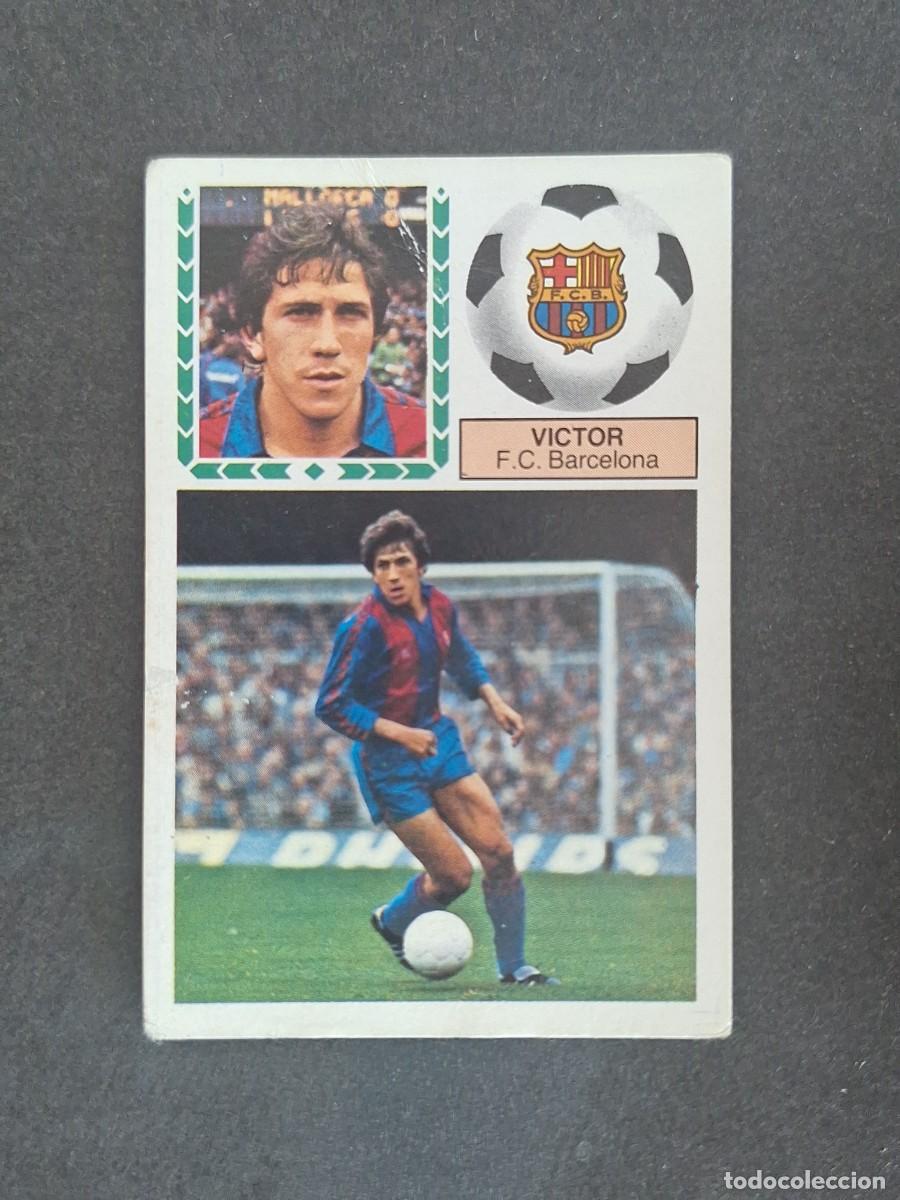 Cromos de f&uacute;tbol: L6 VICTOR F. C. BARCELONA LIGA ESTE 1983 1984 83 84 DESPEGADO RECUPERADO