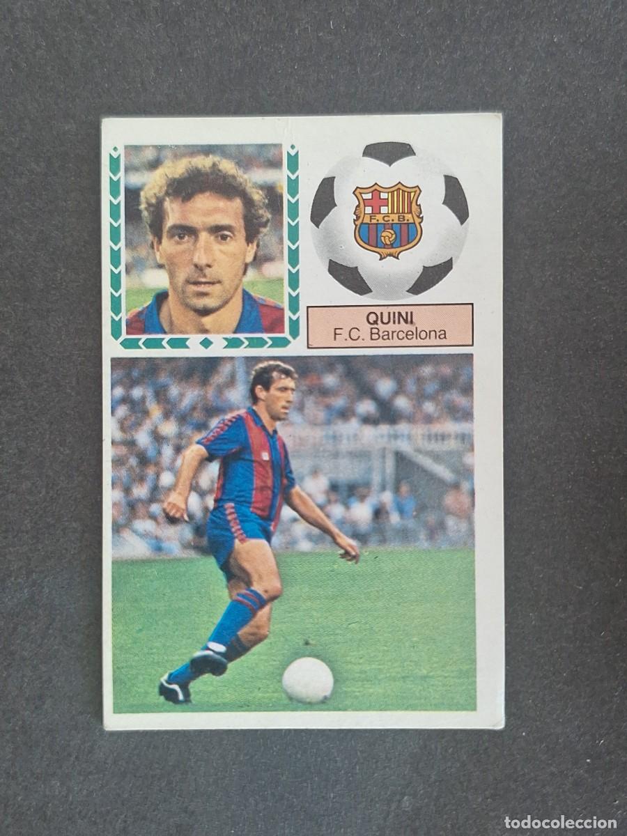 Cromos de f&uacute;tbol: L6 QUINI F. C. BARCELONA LIGA ESTE 1983 1984 83 84 DESPEGADO RECUPERADO