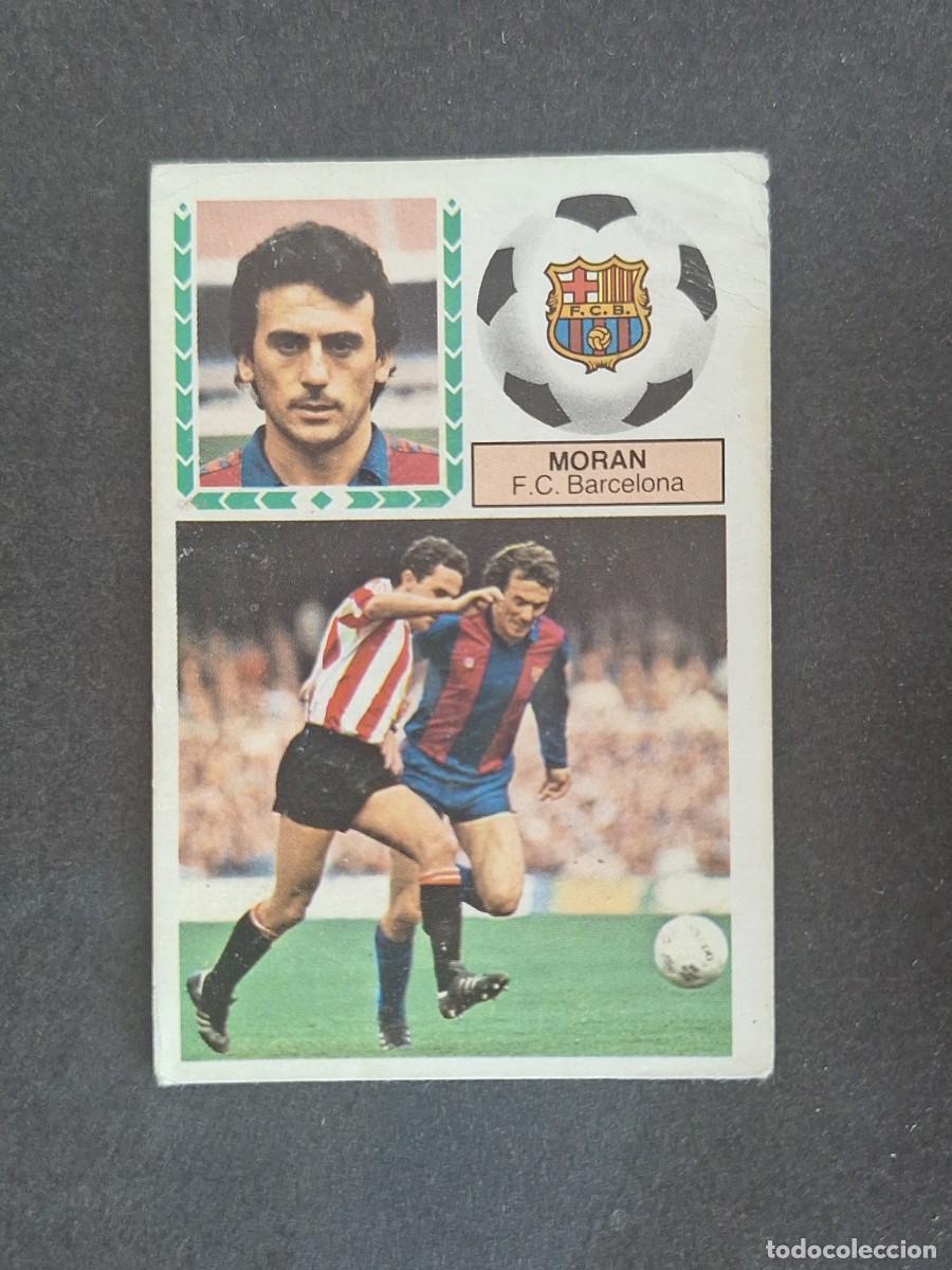 Cromos de f&uacute;tbol: L6 MORAN F. C. BARCELONA LIGA ESTE 1983 1984 83 84 DESPEGADO RECUPERADO