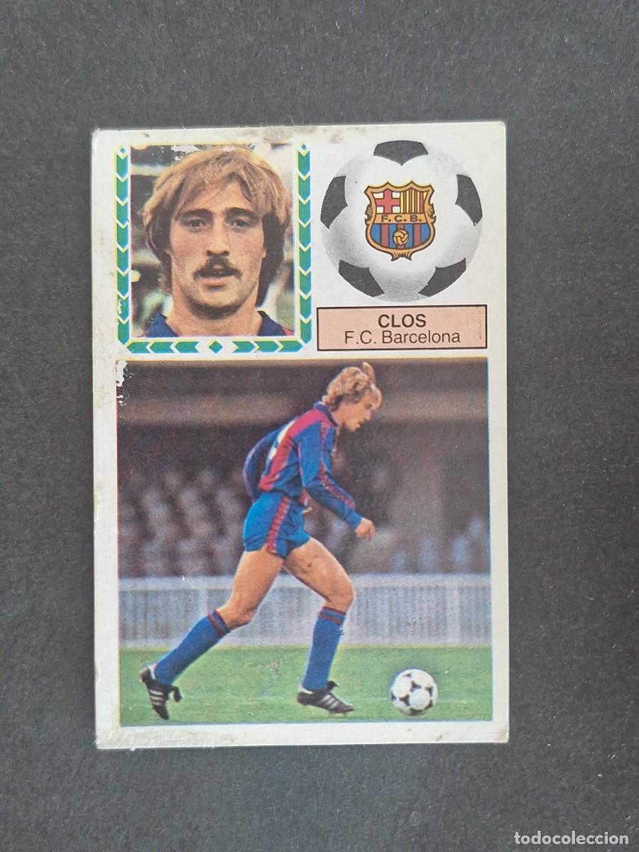 Cromos de f&uacute;tbol: L6 CLOS F. C. BARCELONA LIGA ESTE 1983 1984 83 84 DESPEGADO RECUPERADO