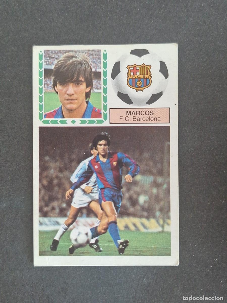 Cromos de f&uacute;tbol: L6 MARCOS F. C. BARCELONA LIGA ESTE 1983 1984 83 84 DESPEGADO RECUPERADO