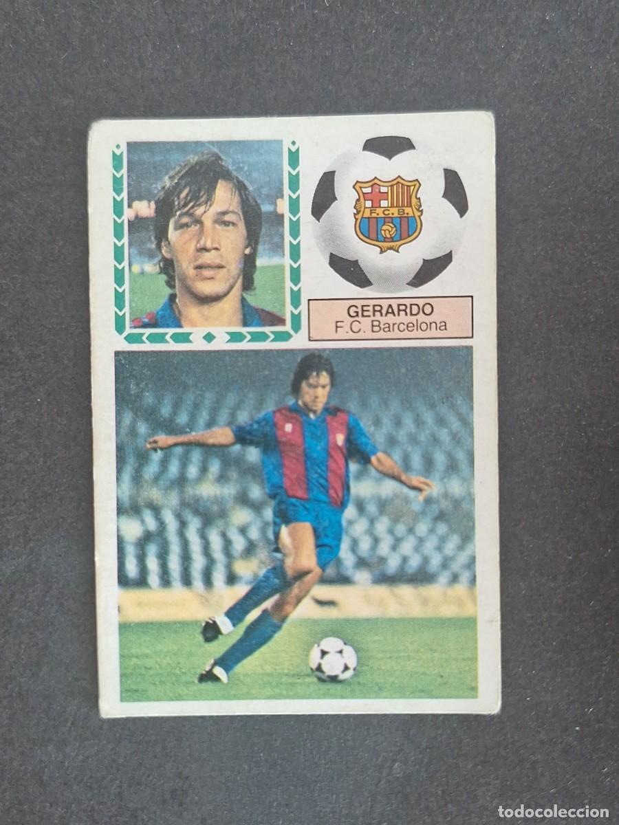 Cromos de f&uacute;tbol: L6 GERARDO F. C. BARCELONA LIGA ESTE 1983 1984 83 84 DESPEGADO RECUPERADO
