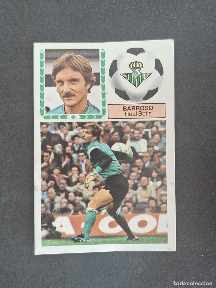 Cromos de f&uacute;tbol: L6 BARROSO REAL BETIS BALOMPIE LIGA ESTE 1983 1984 83 84 DESPEGADO RECUPERADO