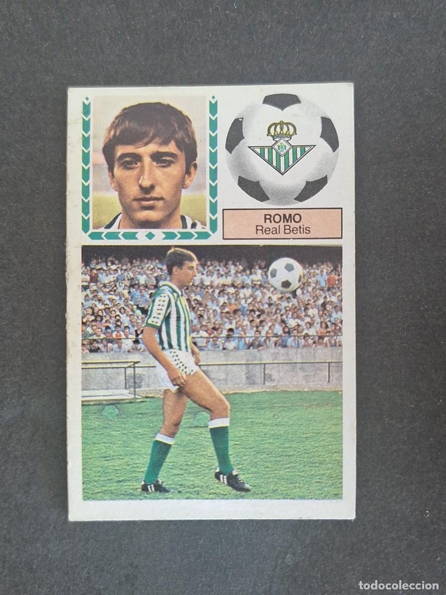 Cromos de f&uacute;tbol: L6 ROMO REAL BETIS BALOMPIE LIGA ESTE 1983 1984 83 84 DESPEGADO RECUPERADO