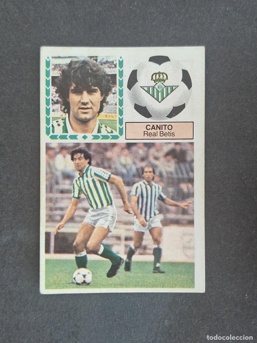 Cromos de f&uacute;tbol: L6 CANITO REAL BETIS BALOMPIE LIGA ESTE 1983 1984 83 84 DESPEGADO RECUPERADO