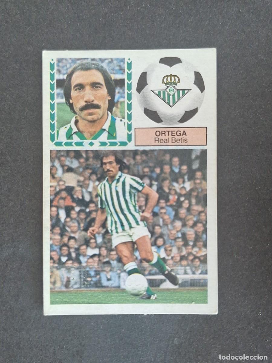 Cromos de f&uacute;tbol: L6 ORTEGA REAL BETIS BALOMPIE LIGA ESTE 1983 1984 83 84 DESPEGADO RECUPERADO
