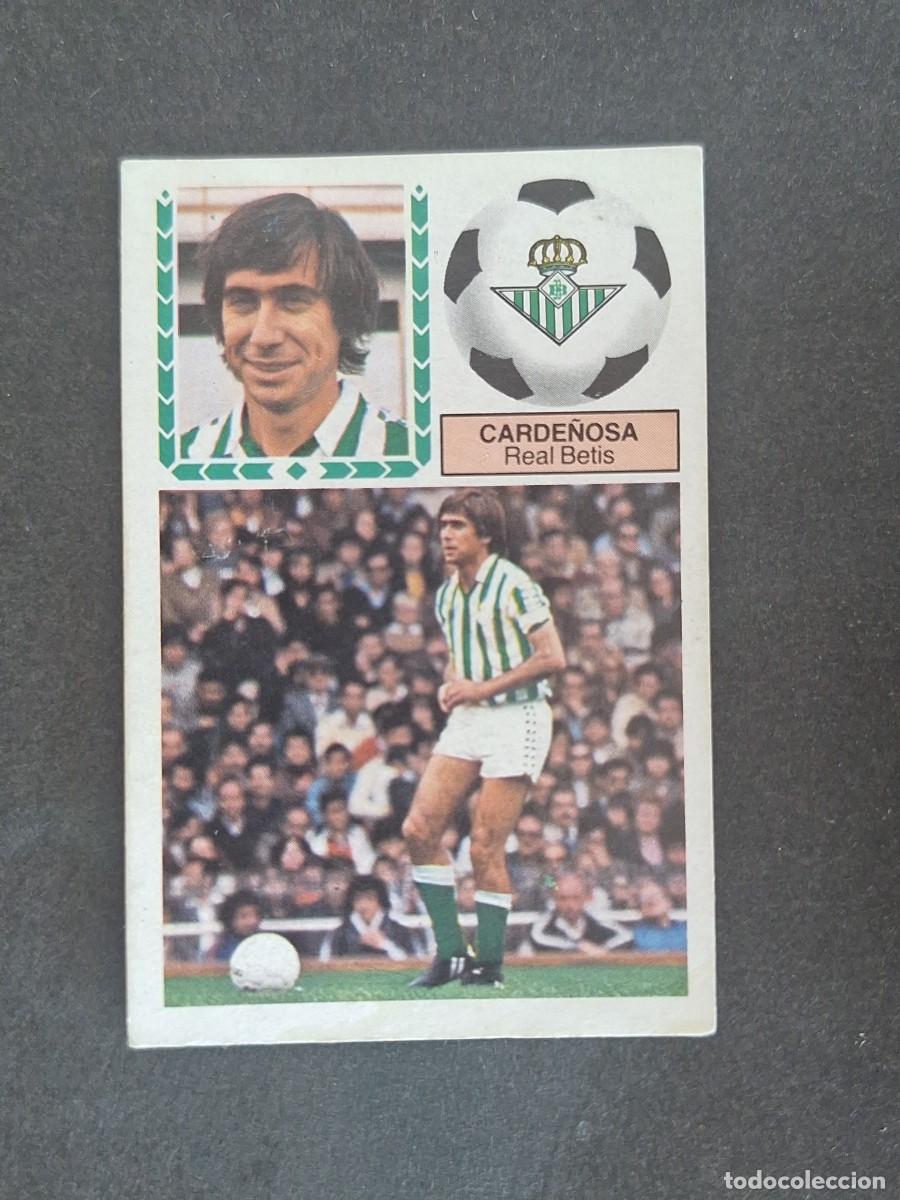 Cromos de f&uacute;tbol: L6 CARDE&Ntilde;OSA REAL BETIS BALOMPIE LIGA ESTE 1983 1984 83 84 DESPEGADO RECUPERADO
