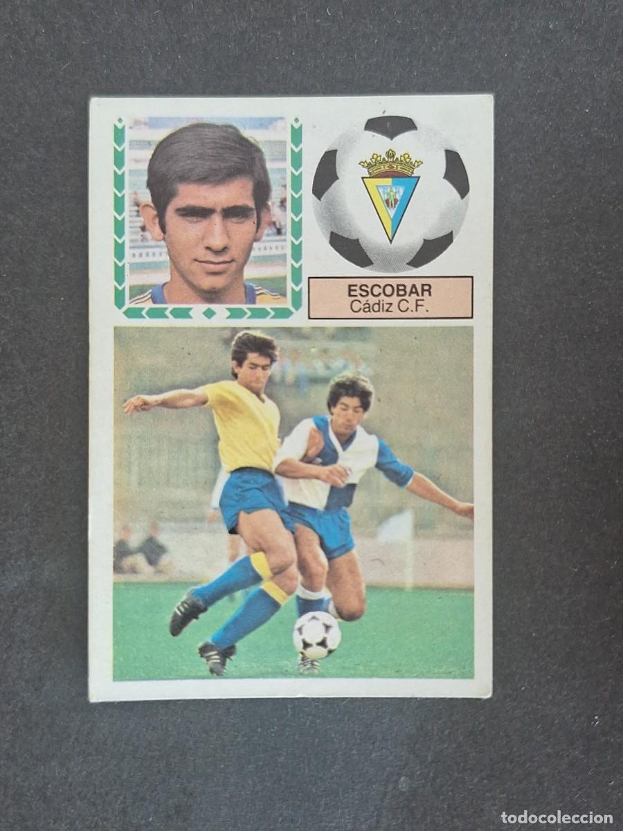 Cromos de f&uacute;tbol: L6 ESCOBAR CADIZ C. F. LIGA ESTE 1983 1984 83 84 DESPEGADO RECUPERADO