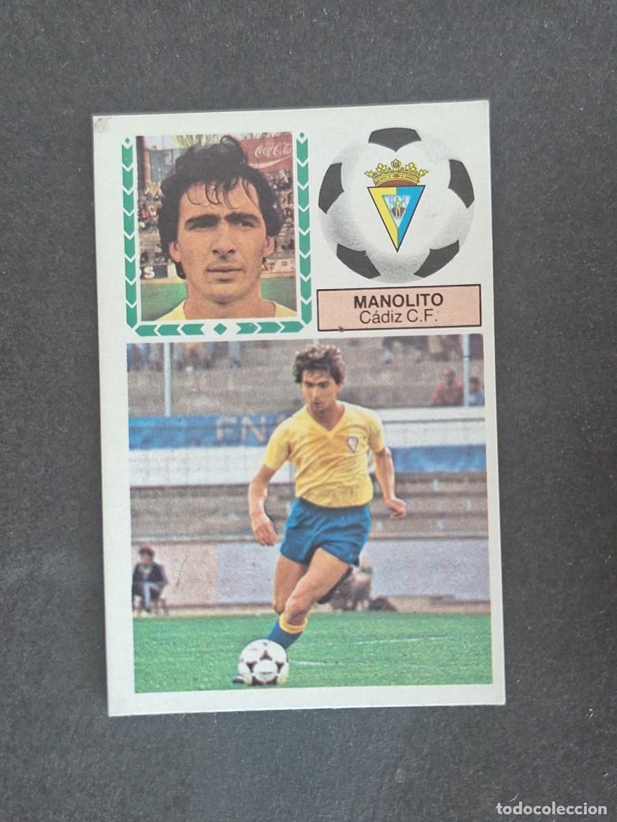 Cromos de f&uacute;tbol: L6 MANOLITO CADIZ C. F. LIGA ESTE 1983 1984 83 84 DESPEGADO RECUPERADO