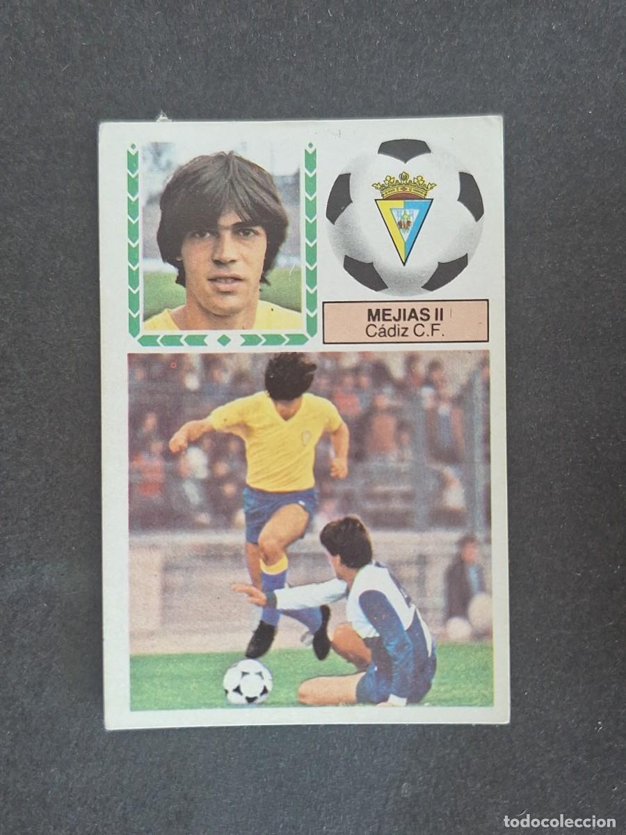 Cromos de f&uacute;tbol: L6 MEJIAS II CADIZ C. F. LIGA ESTE 1983 1984 83 84 DESPEGADO RECUPERADO