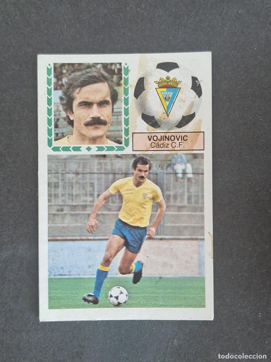 Football Stickers: L6 VOJINOVIC CADIZ C. F. LIGA ESTE 1983 1984 83 84 DESPEGADO RECUPERADO