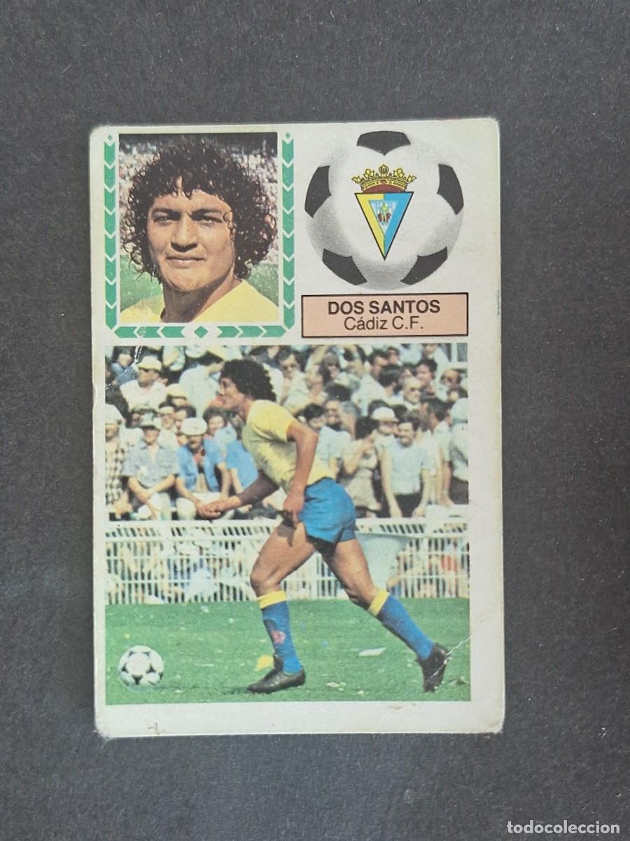 Football Stickers: L6 DOS SANTOS CADIZ C. F. LIGA ESTE 1983 1984 83 84 DESPEGADO RECUPERADO