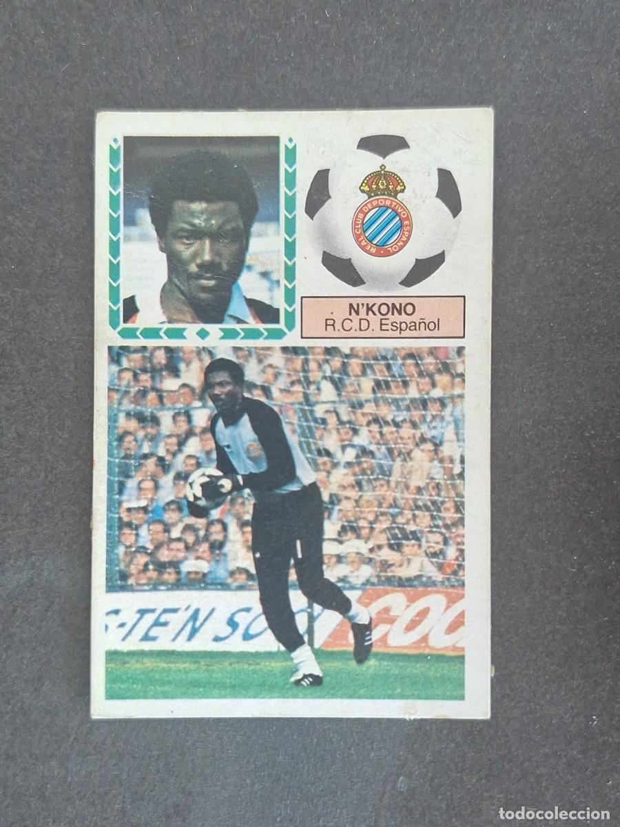 Football Stickers: L6 N'KONO R. C. D. ESPA&Ntilde;OL LIGA ESTE 1983 1984 83 84 DESPEGADO RECUPERADO