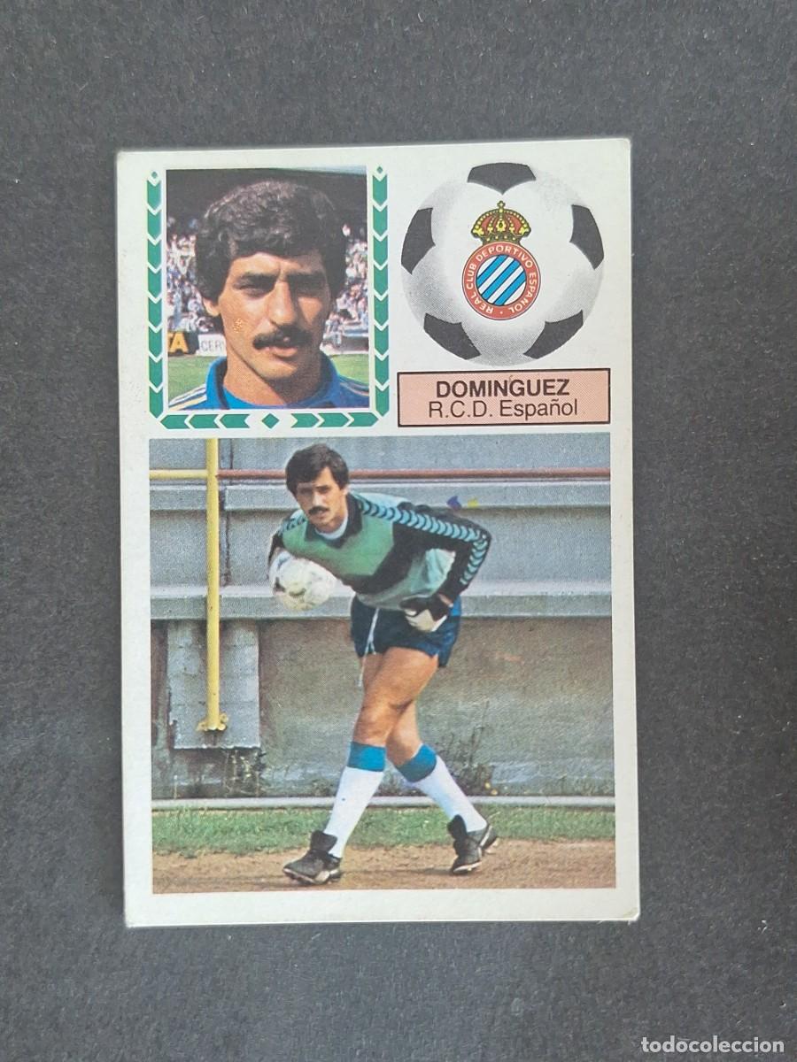 Football Stickers: L6 DOMINGUEZ R. C. D. ESPA&Ntilde;OL LIGA ESTE 1983 1984 83 84 DESPEGADO RECUPERADO