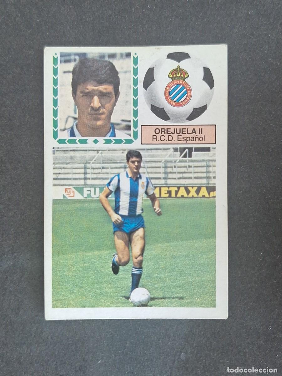 Football Stickers: L6 OREJUELA II R. C. D. ESPA&Ntilde;OL LIGA ESTE 1983 1984 83 84 DESPEGADO RECUPERADO