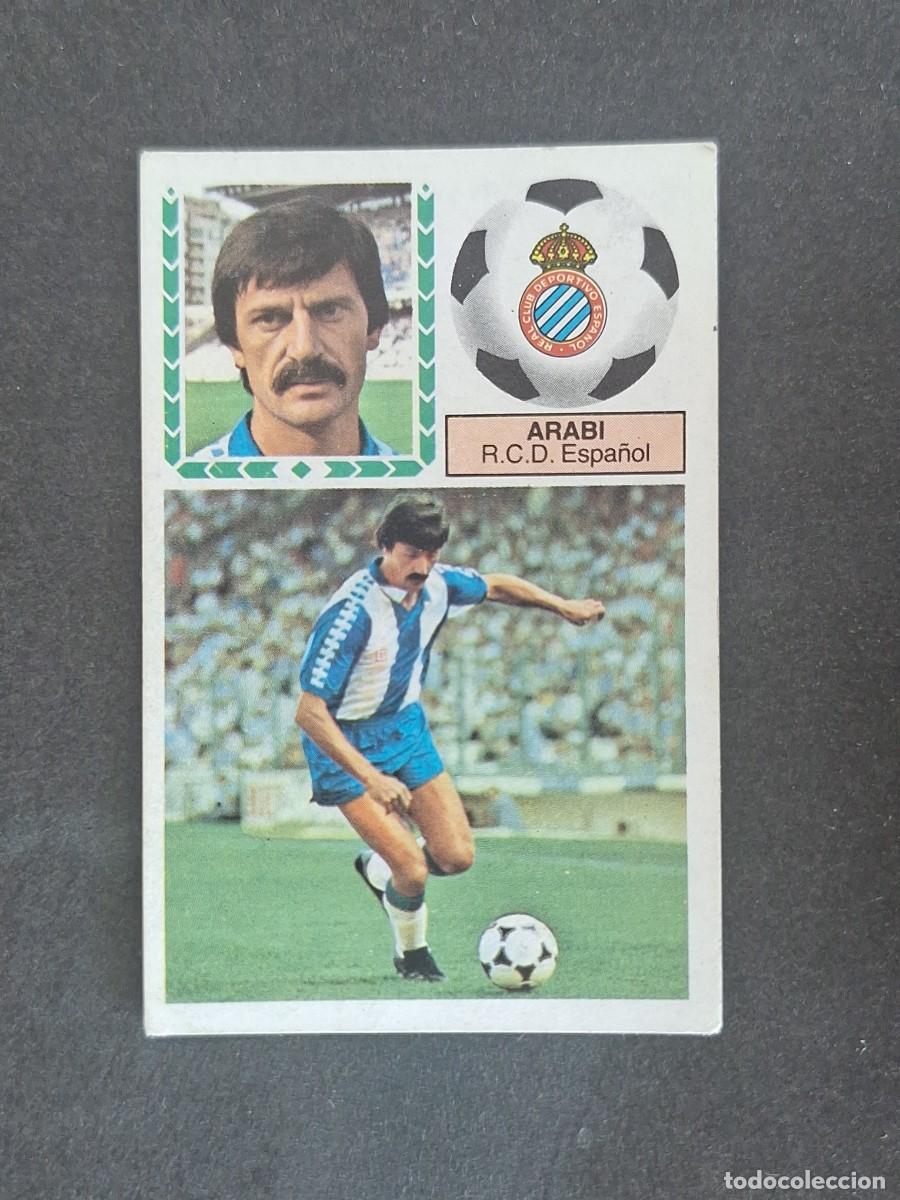Football Stickers: L6 ARABI R. C. D. ESPA&Ntilde;OL LIGA ESTE 1983 1984 83 84 DESPEGADO RECUPERADO
