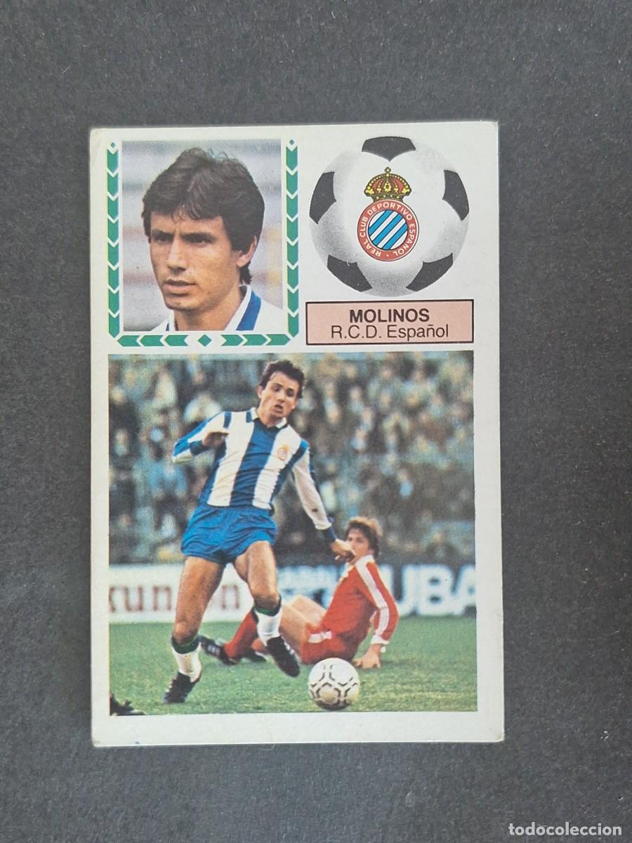 Football Stickers: L6 MOLINOS R. C. D. ESPA&Ntilde;OL LIGA ESTE 1983 1984 83 84 DESPEGADO RECUPERADO