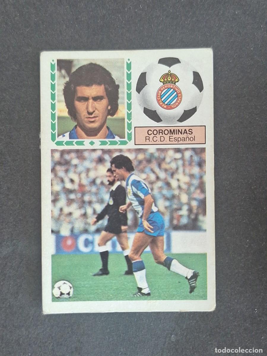 Football Stickers: L6 COROMINAS R. C. D. ESPA&Ntilde;OL LIGA ESTE 1983 1984 83 84 DESPEGADO RECUPERADO