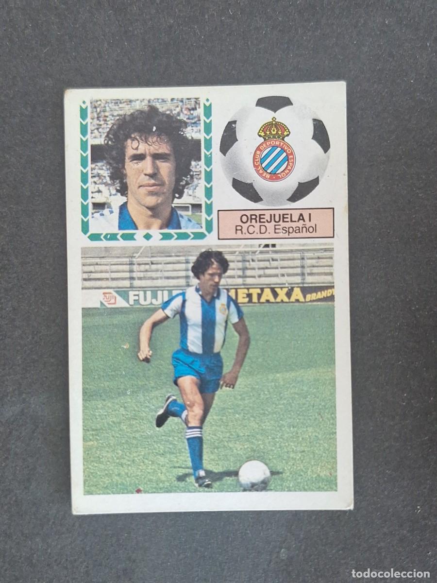 Football Stickers: L6 OREJUELA I R. C. D. ESPA&Ntilde;OL LIGA ESTE 1983 1984 83 84 DESPEGADO RECUPERADO