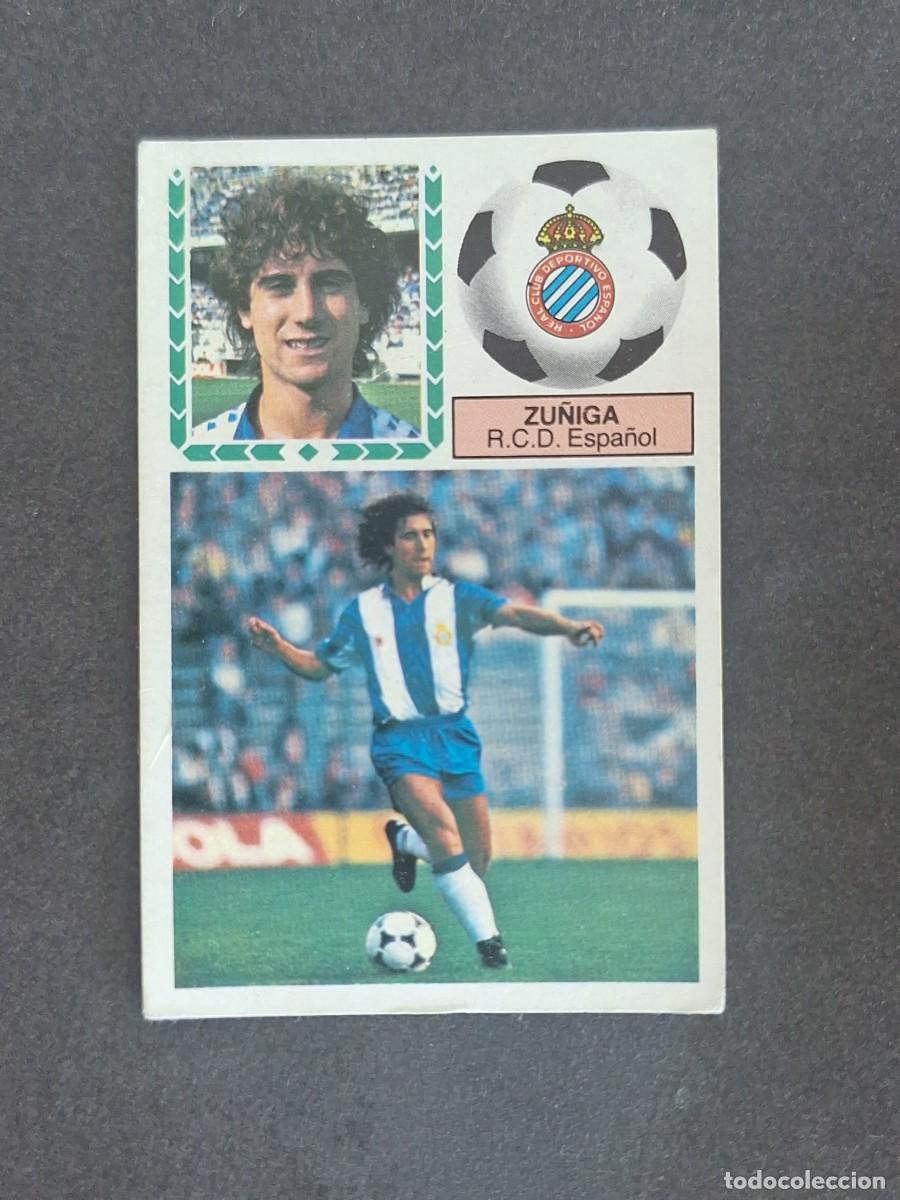 Fu&szlig;ball-Sticker: L6 ZU&Ntilde;IGA R. C. D. ESPA&Ntilde;OL LIGA ESTE 1983 1984 83 84 DESPEGADO RECUPERADO