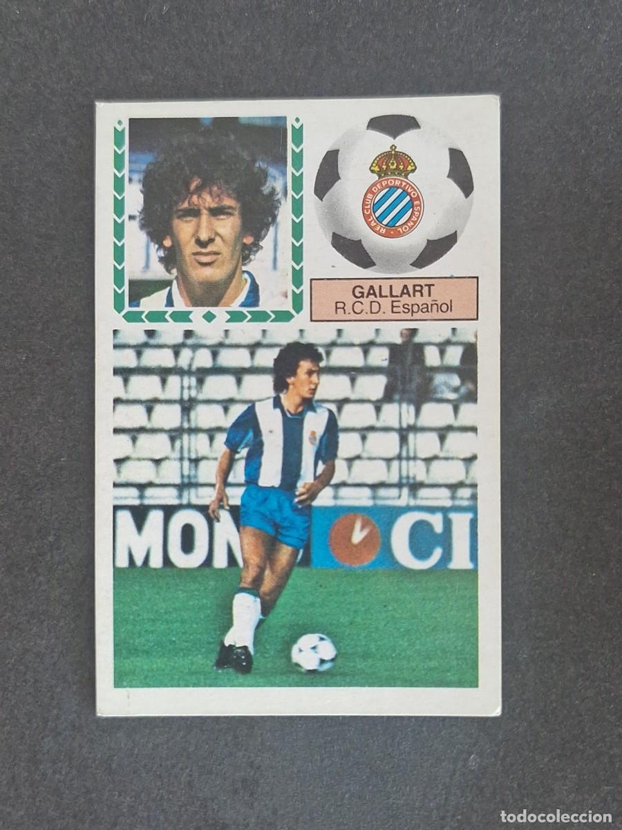 Fu&szlig;ball-Sticker: L6 GALLART R. C. D. ESPA&Ntilde;OL LIGA ESTE 1983 1984 83 84 DESPEGADO RECUPERADO