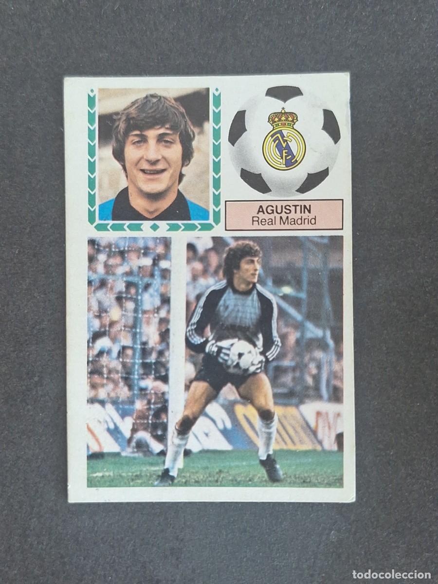 Fu&szlig;ball-Sticker: L6 AGUSTIN REAL MADRID LIGA ESTE 1983 1984 83 84 DESPEGADO RECUPERADO