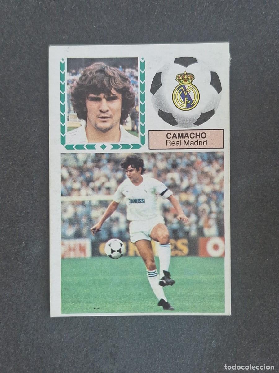 Fu&szlig;ball-Sticker: L6 CAMACHO REAL MADRID LIGA ESTE 1983 1984 83 84 DESPEGADO RECUPERADO