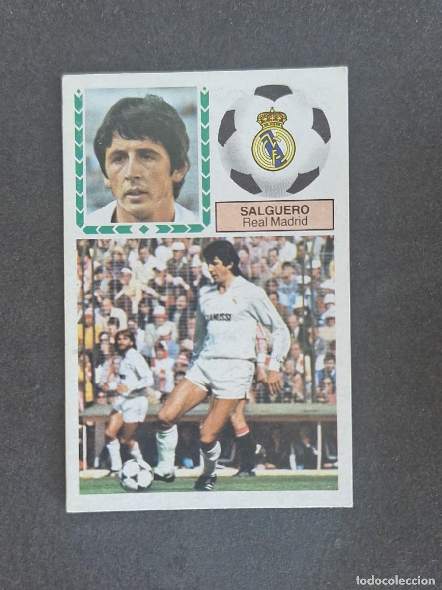 Fu&szlig;ball-Sticker: L6 SALGUERO REAL MADRID LIGA ESTE 1983 1984 83 84 DESPEGADO RECUPERADO