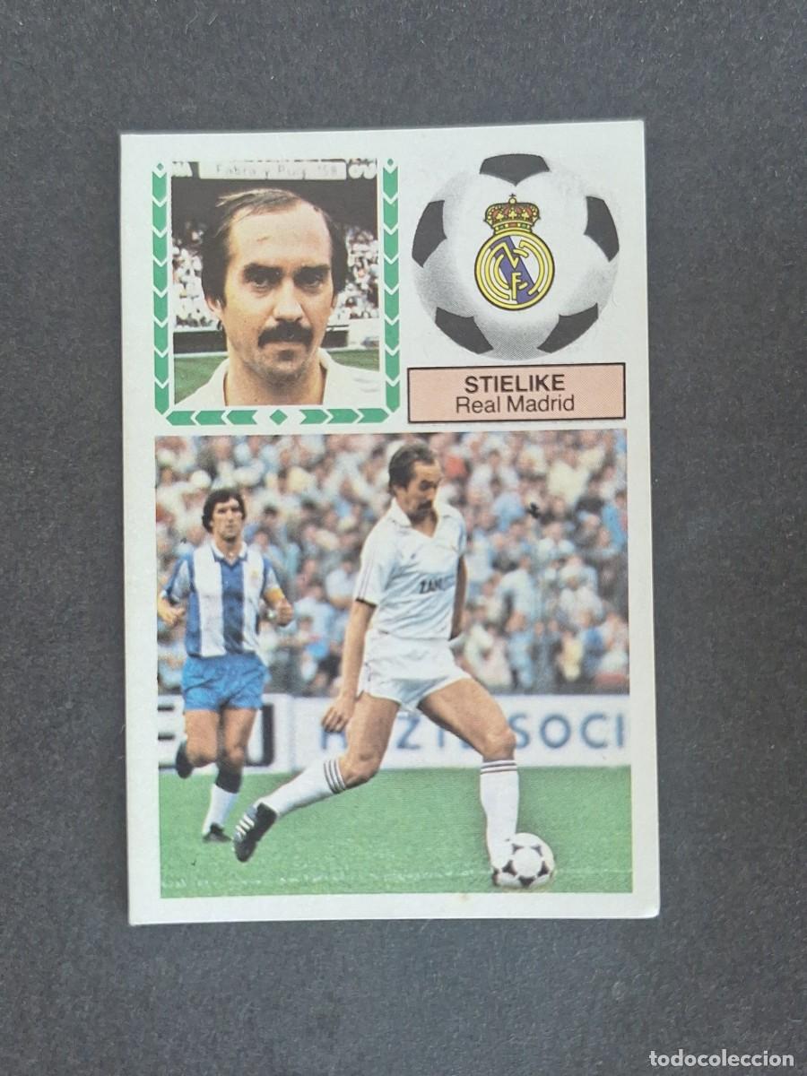 Fu&szlig;ball-Sticker: L6 STIELIKE REAL MADRID LIGA ESTE 1983 1984 83 84 DESPEGADO RECUPERADO
