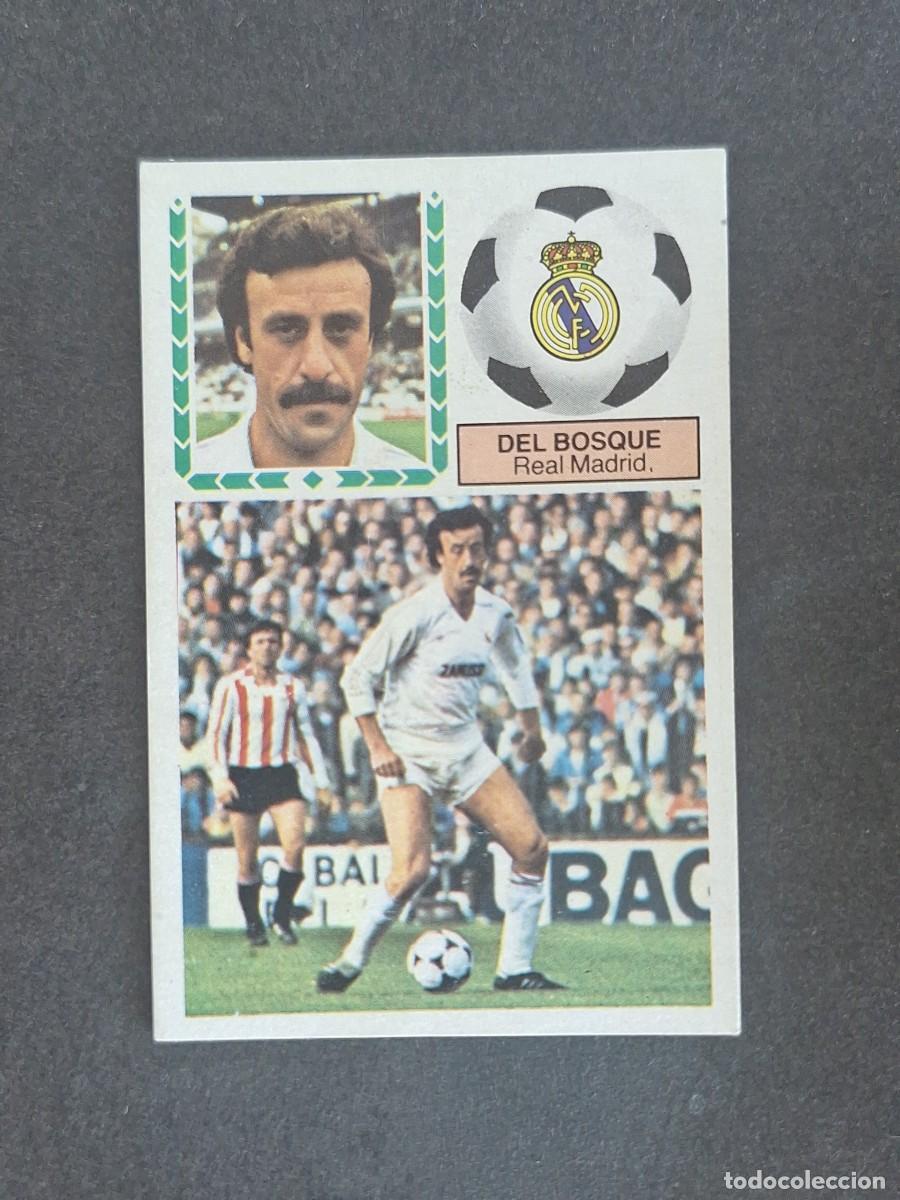 Fu&szlig;ball-Sticker: L6 DEL BOSQUE REAL MADRID LIGA ESTE 1983 1984 83 84 DESPEGADO RECUPERADO
