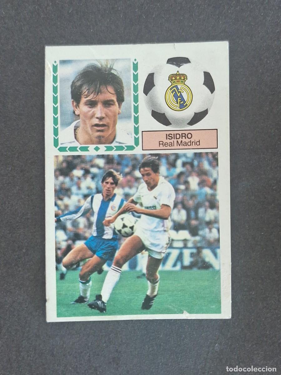 Fu&szlig;ball-Sticker: L6 ISIDRO REAL MADRID LIGA ESTE 1983 1984 83 84 DESPEGADO RECUPERADO