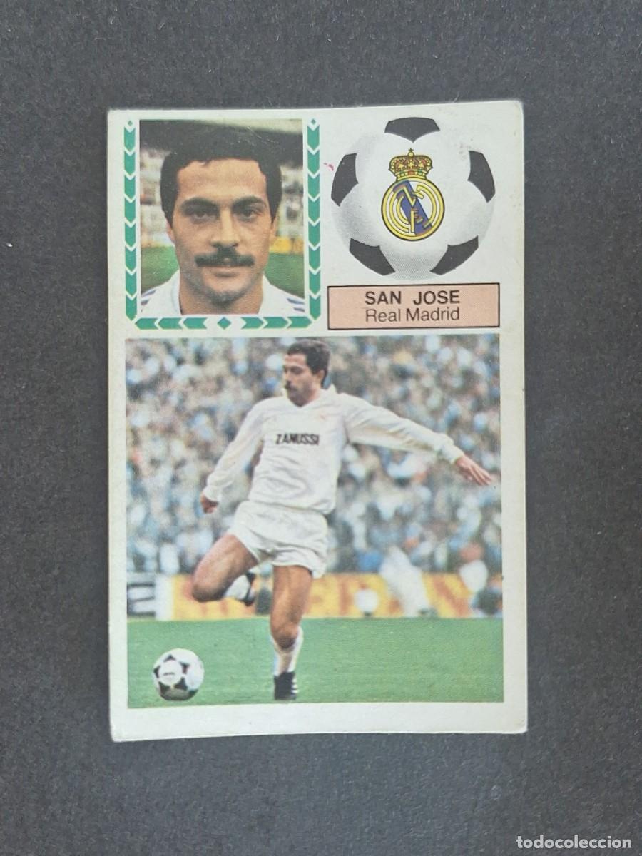 Fu&szlig;ball-Sticker: L6 SAN JOSE REAL MADRID LIGA ESTE 1983 1984 83 84 DESPEGADO RECUPERADO