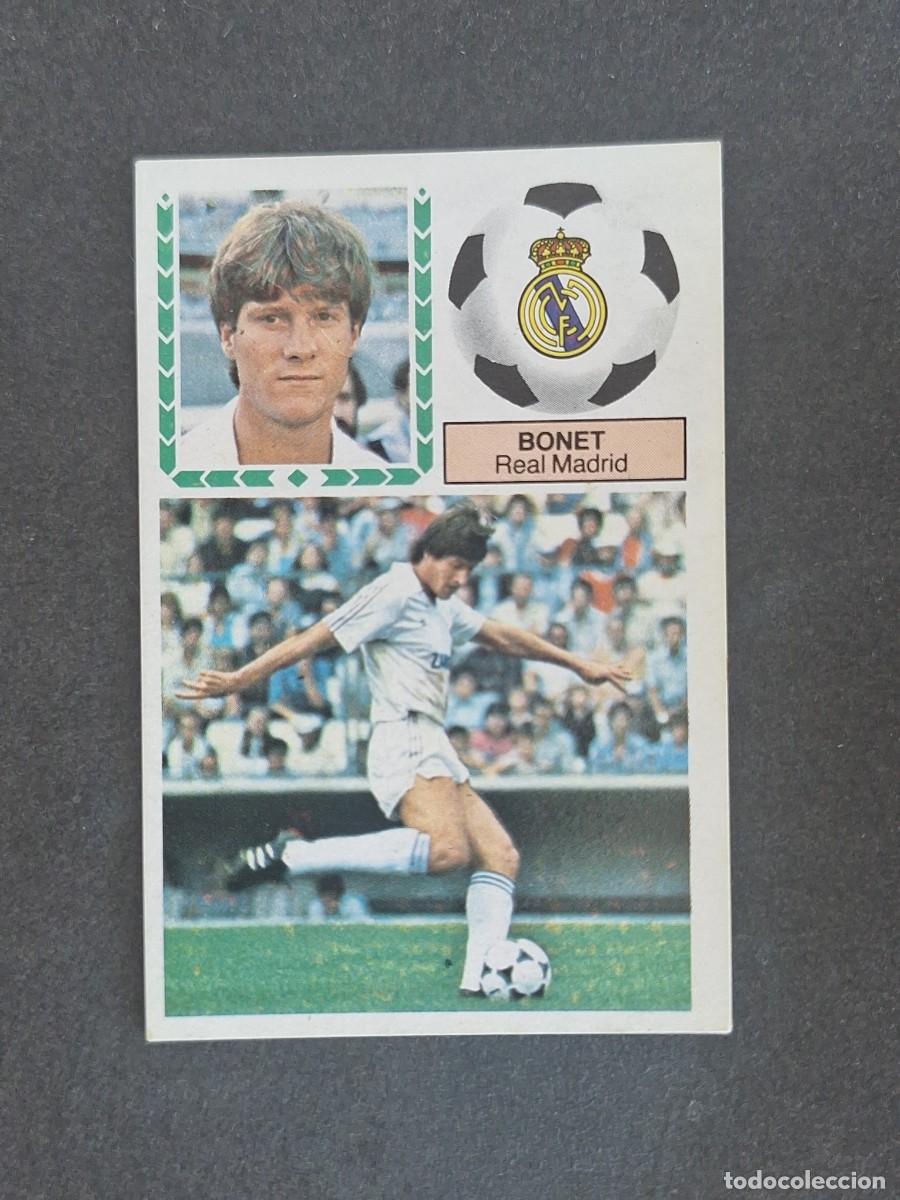 Fu&szlig;ball-Sticker: L6 BONET REAL MADRID LIGA ESTE 1983 1984 83 84 DESPEGADO RECUPERADO