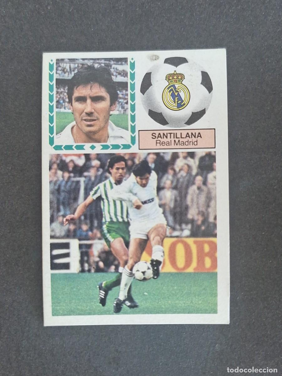 Fu&szlig;ball-Sticker: L6 SANTILLANA REAL MADRID LIGA ESTE 1983 1984 83 84 DESPEGADO RECUPERADO
