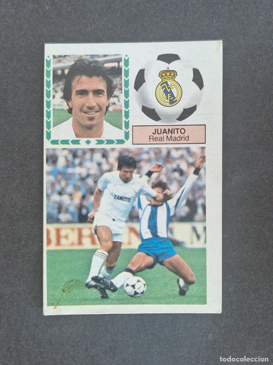Fu&szlig;ball-Sticker: L6 JUANITO REAL MADRID LIGA ESTE 1983 1984 83 84 DESPEGADO RECUPERADO