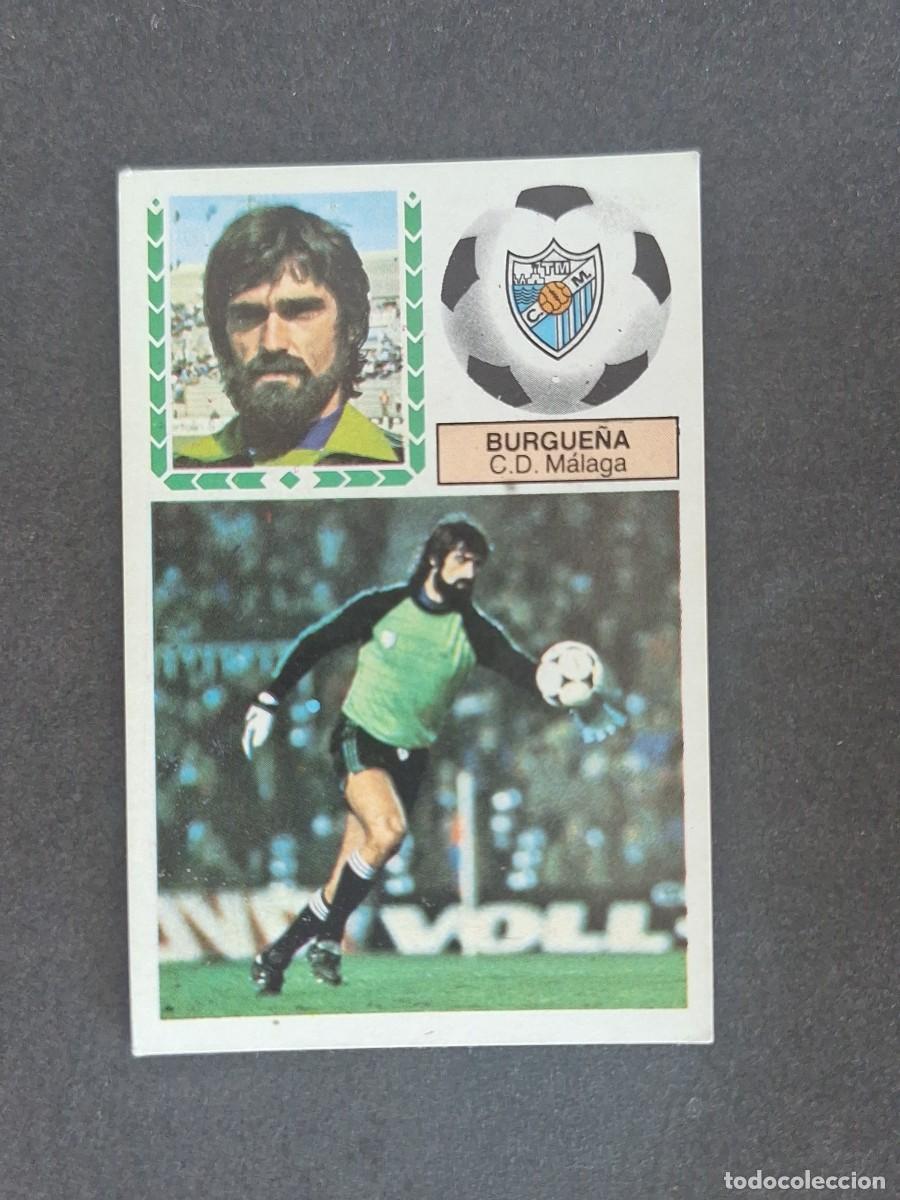 Fu&szlig;ball-Sticker: L6 BURGUE&Ntilde;A C. D. MALAGA LIGA ESTE 1983 1984 83 84 DESPEGADO RECUPERADO