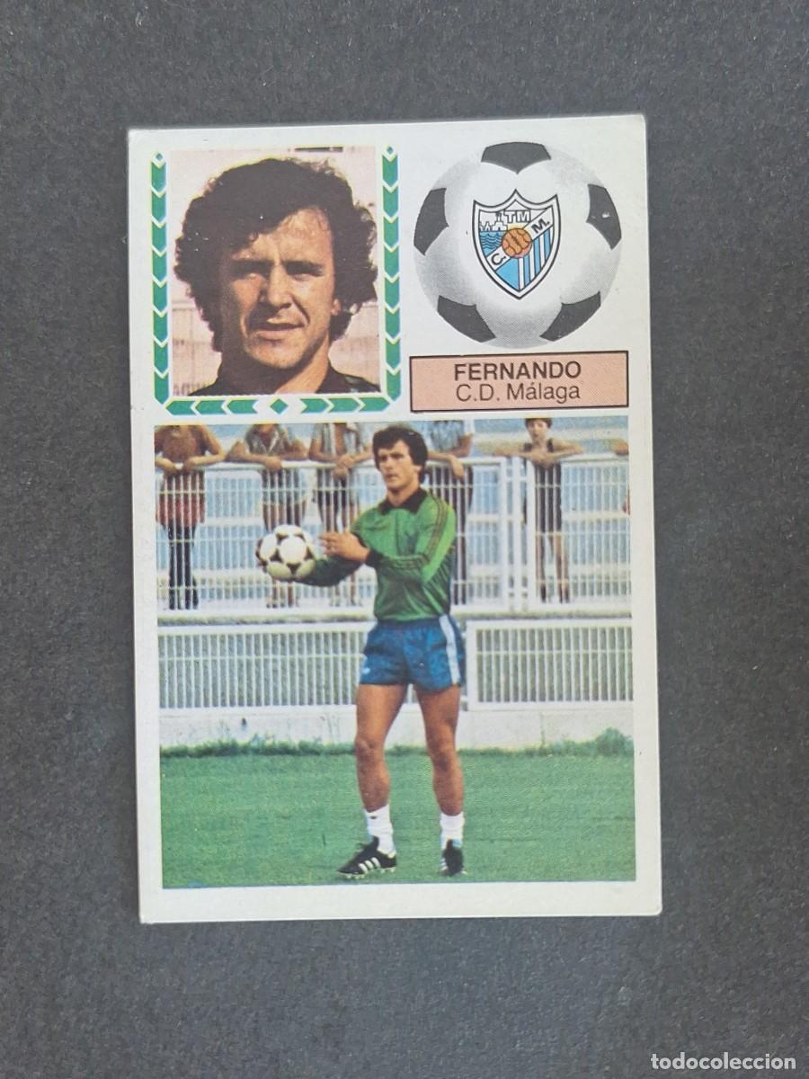 Cromos de f&uacute;tbol: L6 FERNANDO C. D. MALAGA LIGA ESTE 1983 1984 83 84 DESPEGADO RECUPERADO